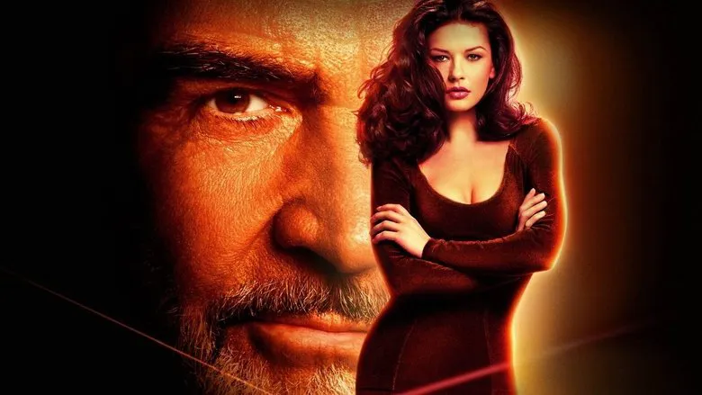 Entrapment, a suspenseful and thrilling action crime film