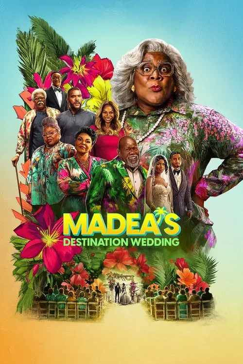 Madea looking sternly at a younger woman