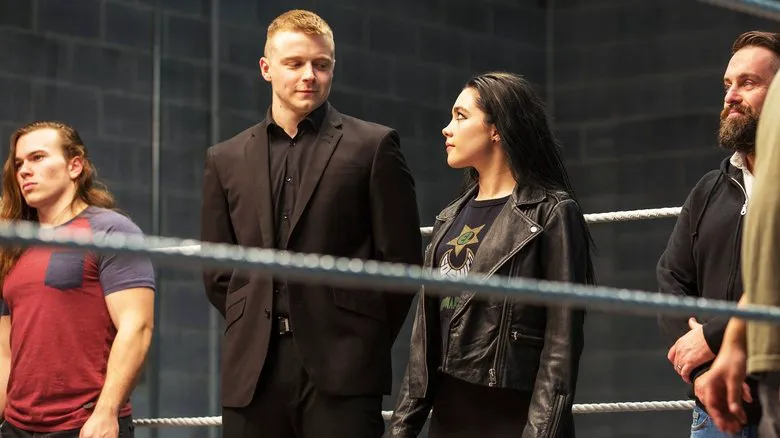 Paige on the ropes