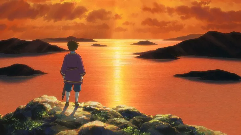 Scene from the anime film 
