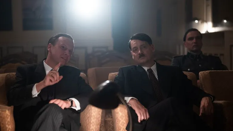 A visually striking scene from the film, indicating its unique aesthetic