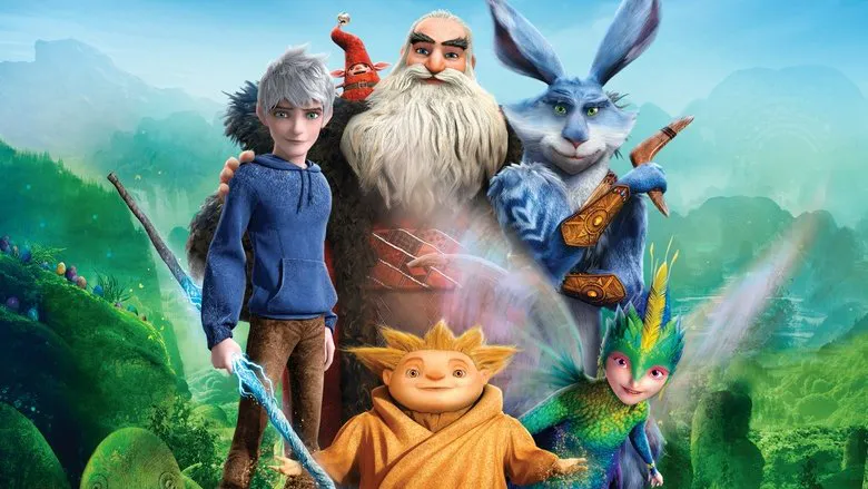 Children eagerly follow Jack Frost, their belief a vital source of strength.