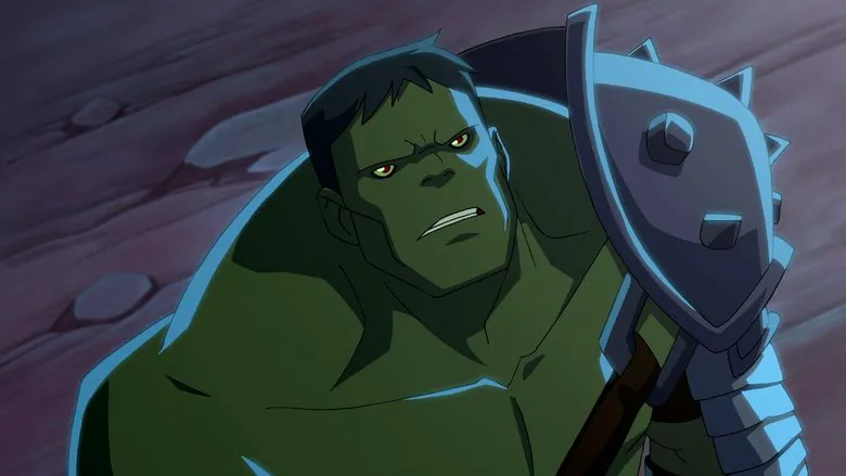 Thanos's colossal warship, the Sanctuary II, looms ominously in space.