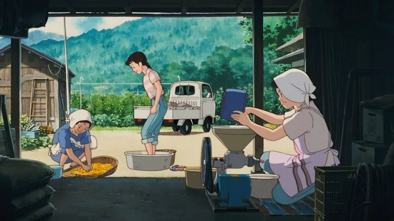 Scene from the anime film 