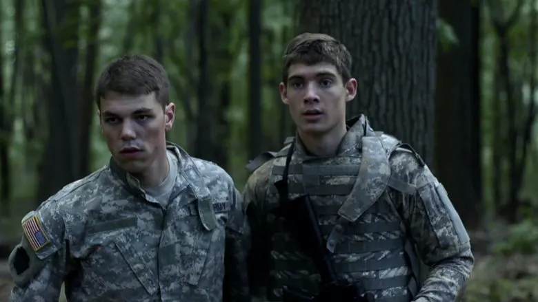 Chase and Ted navigating wilderness