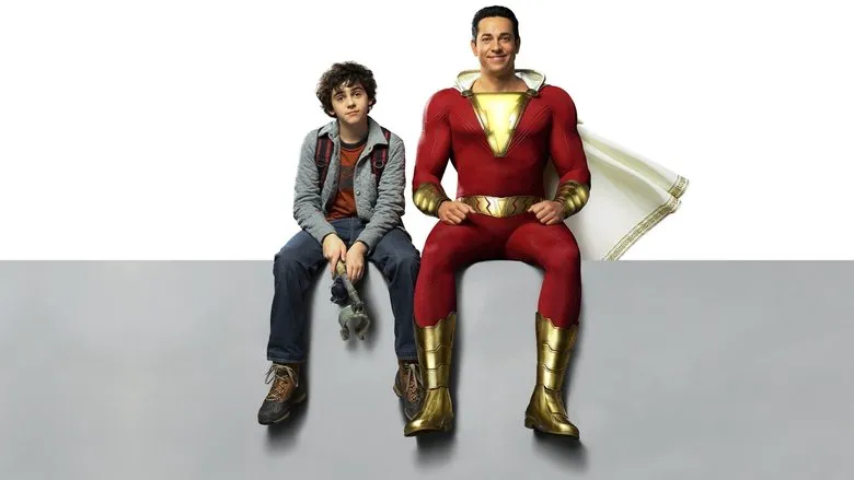 Shazam standing resolutely