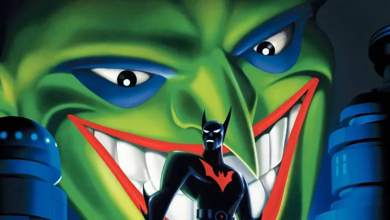 Gotham City's skyline at night, tranquil and seemingly at peace, hinting at the controversial fruits of the Joker's supposed 'heroism'.