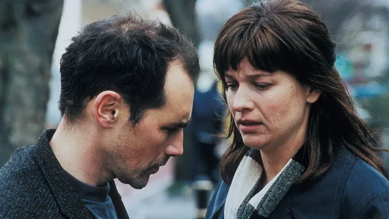 A muted interior scene from the film, subtly portraying the characters' weekly meeting