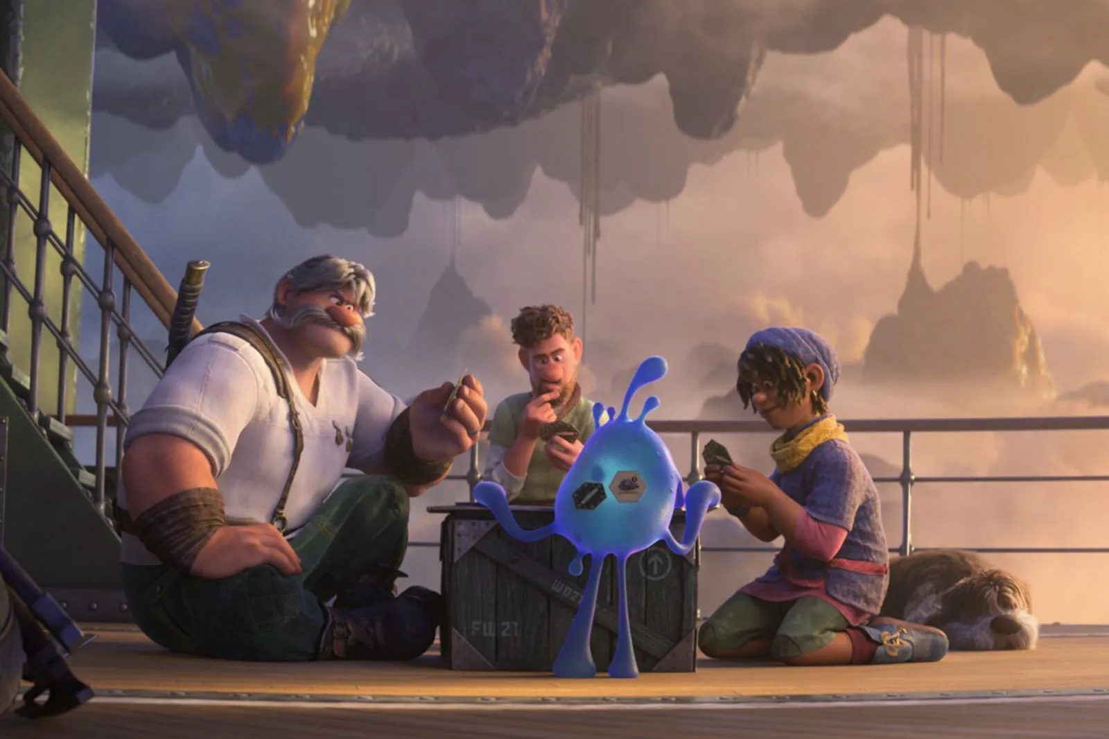 A scene from the animated film 