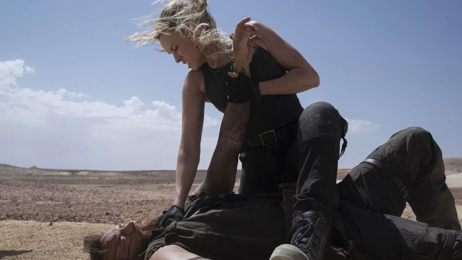 Jessica McNamee as Sonya Blade in a still from 