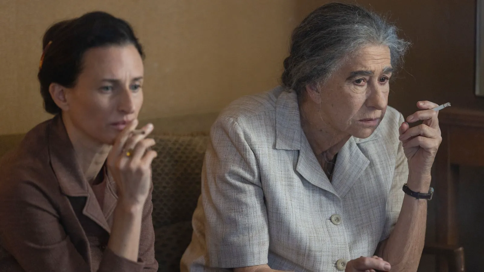 Camille Cottin as Lou Kaddar in a still from 