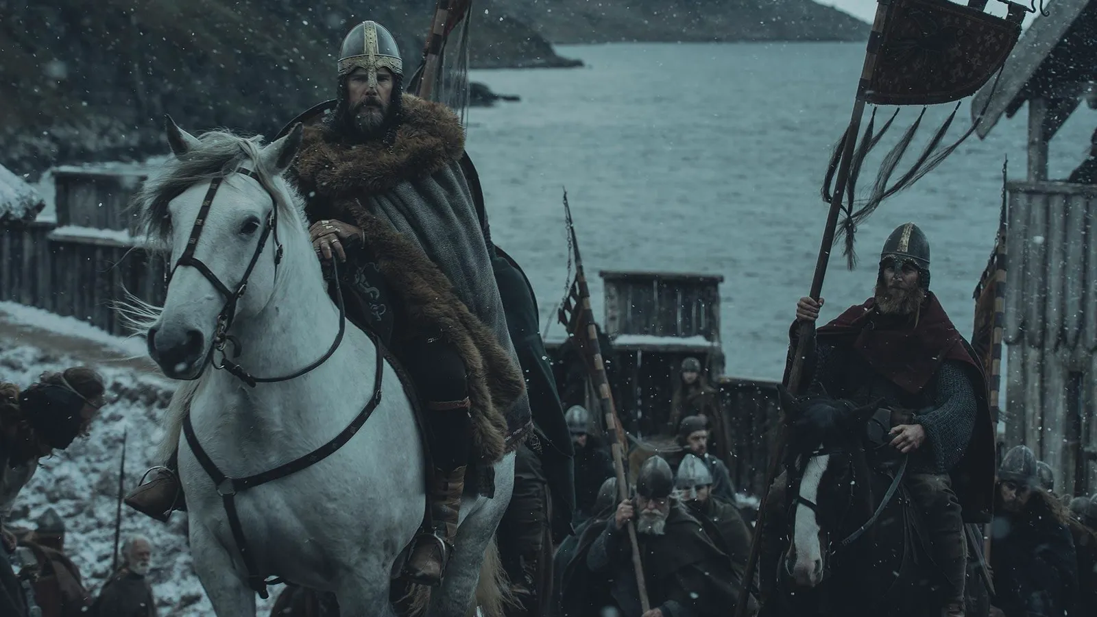 Ethan Hawke as King Aurvandil in a still from 