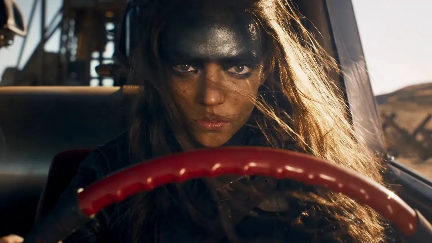 Anya Taylor-Joy as Furiosa in a still from 