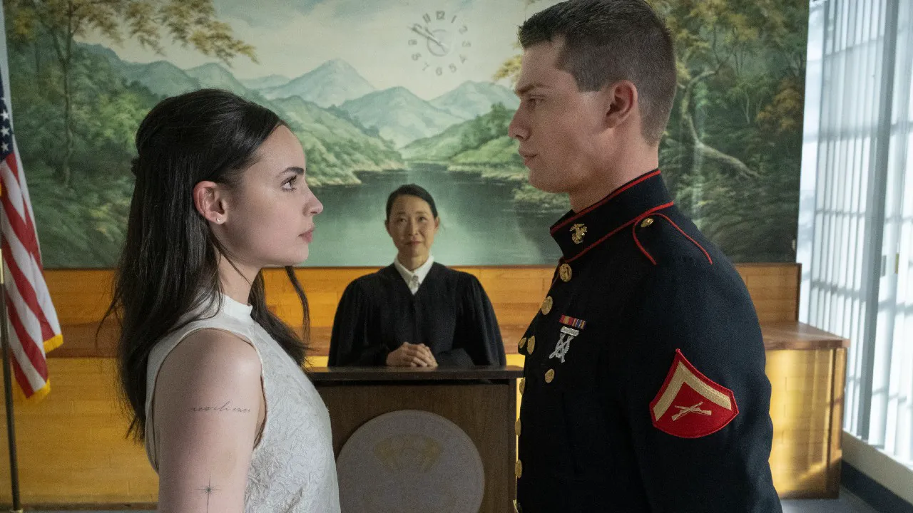 Sofia Carson as Cassie in a still from 