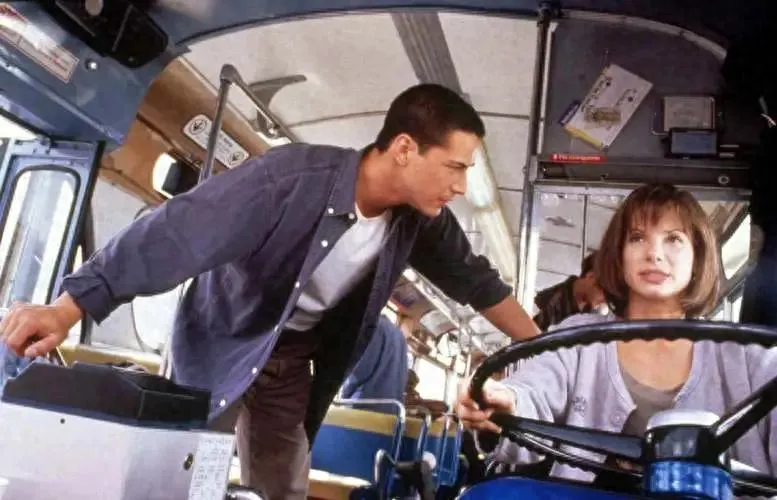 Jan de Bont's Speed: The film that launched the speed genre, a race against time and death.