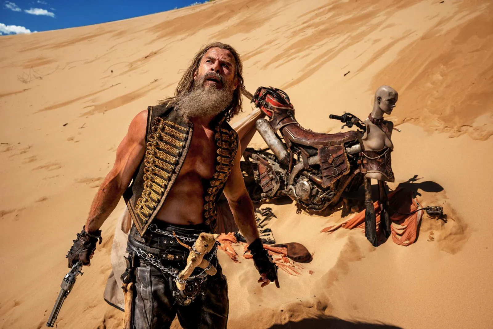 Chris Hemsworth as Dementus in a still from 
