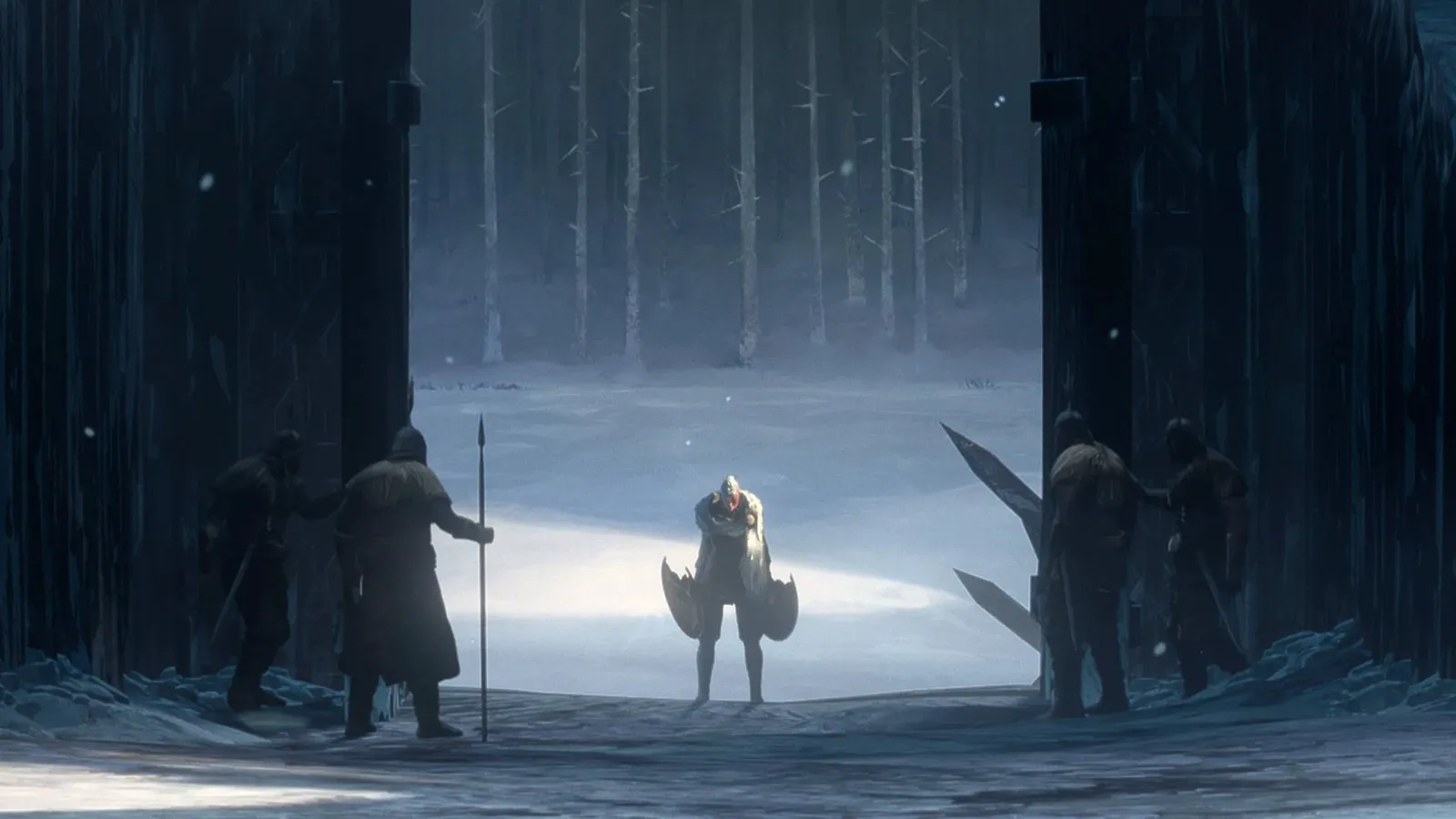 Frame from the animated film 
