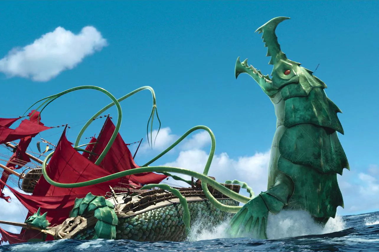 A scene from the animated film 
